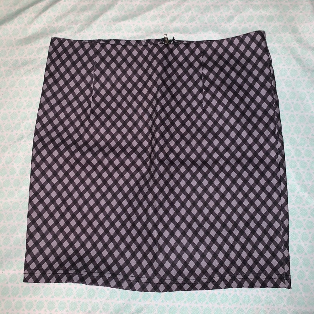 White Fawn plaid skirt!
